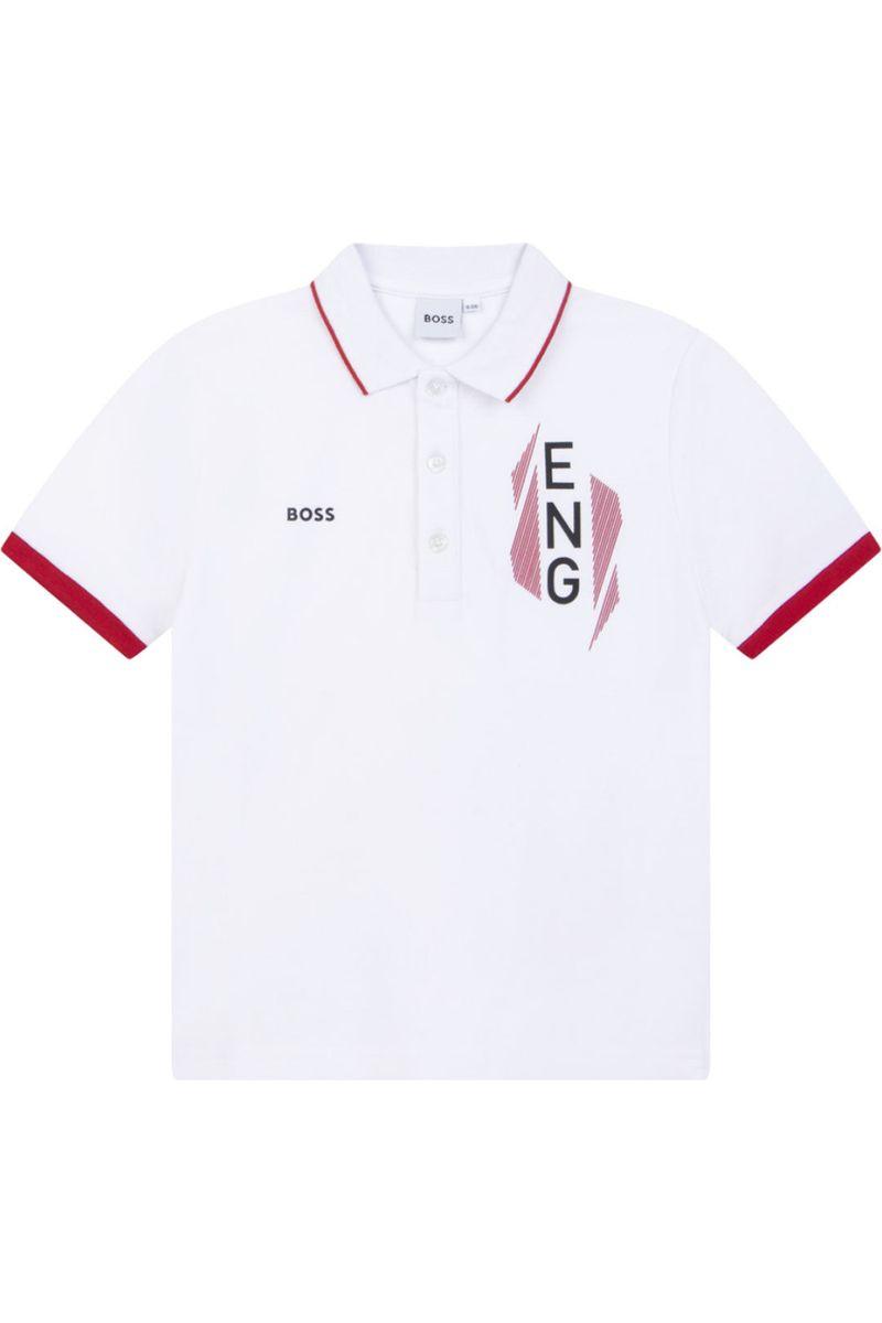 חולצת צווארון BOSS WORLD CUP לילדים