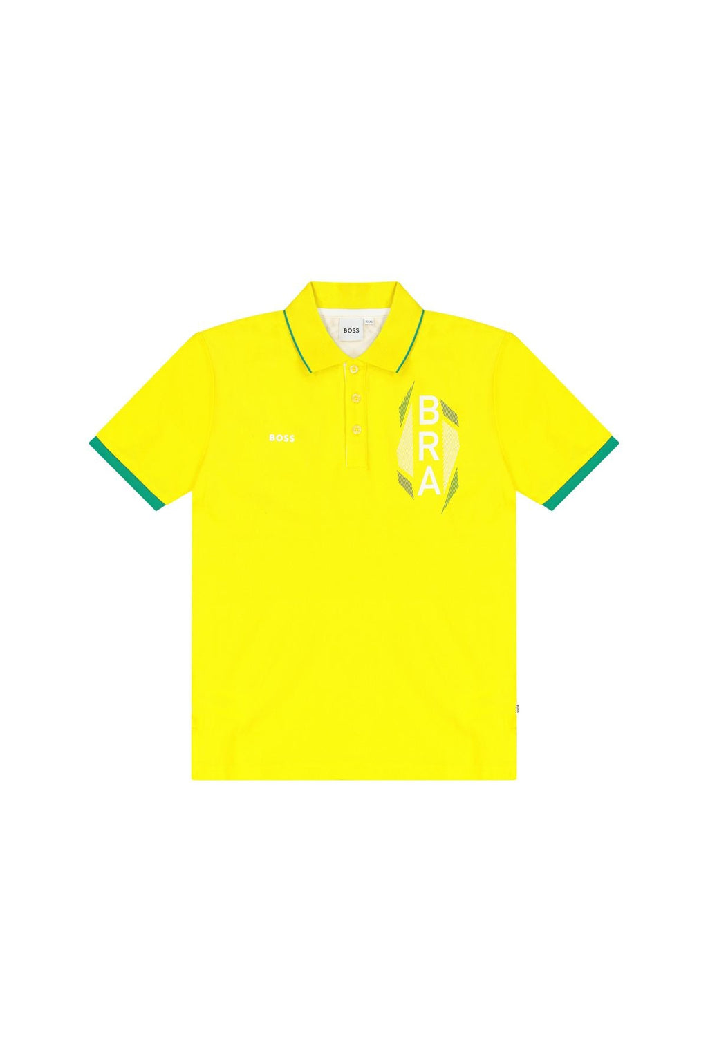 חולצת צווארון BOSS WORLD CUP לילדים Yellow / 4Y