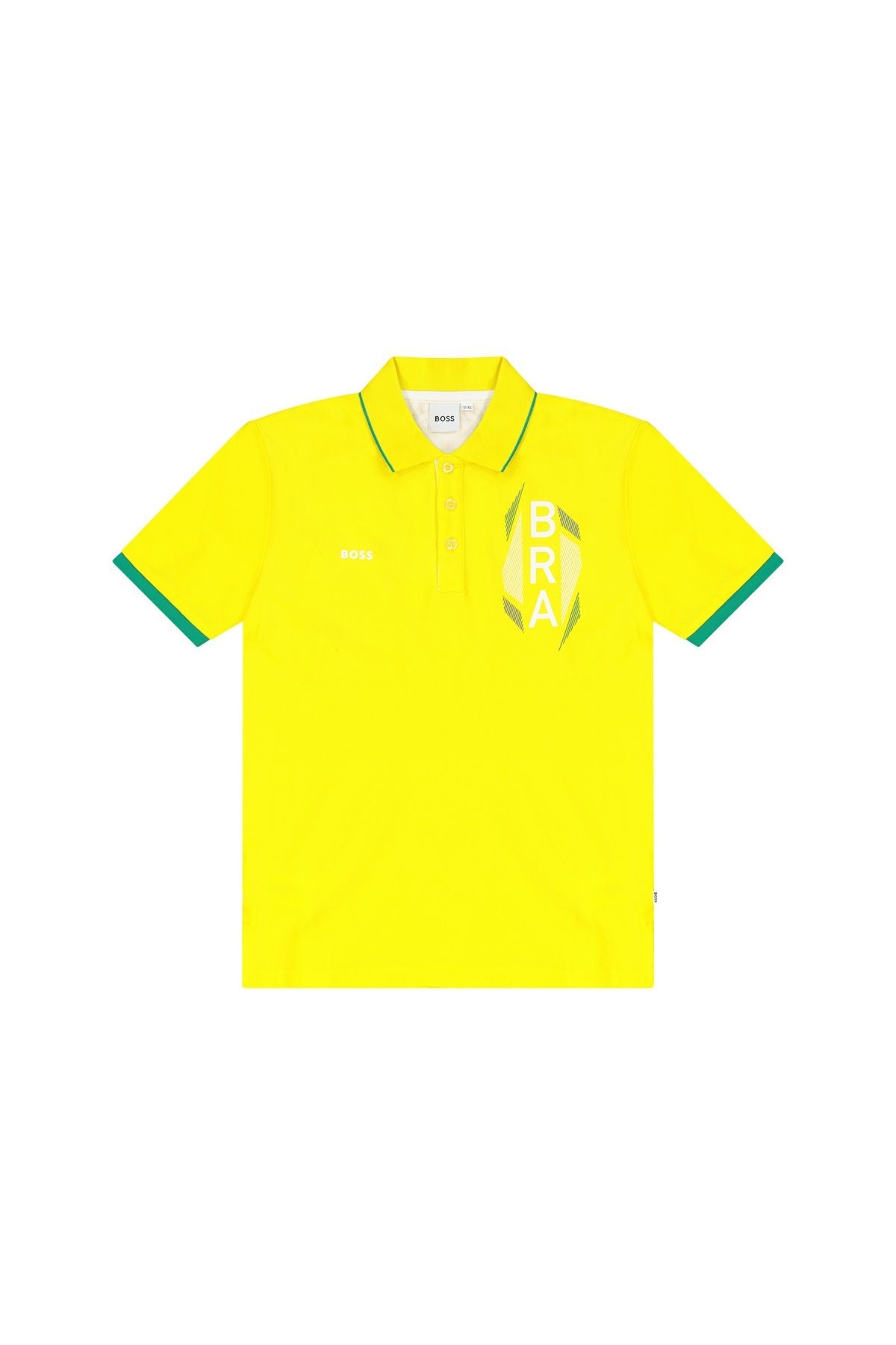 חולצת צווארון BOSS WORLD CUP לילדים Yellow / 4Y