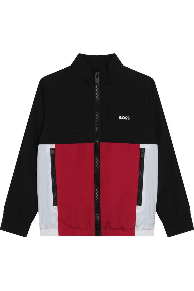 חליפת טרנינג BOSS משולבת צבעים לילדים