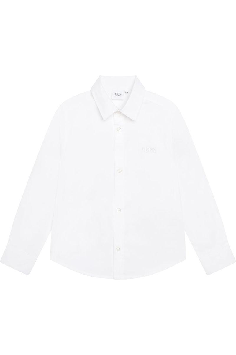 חולצה מכופתרת HUGO BOSS DOBBY OXFORD לילדים