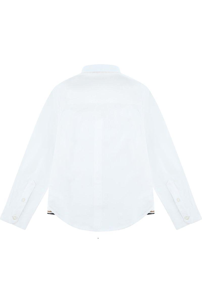 חולצה מכופתרת BOSS ארוכה לילדים