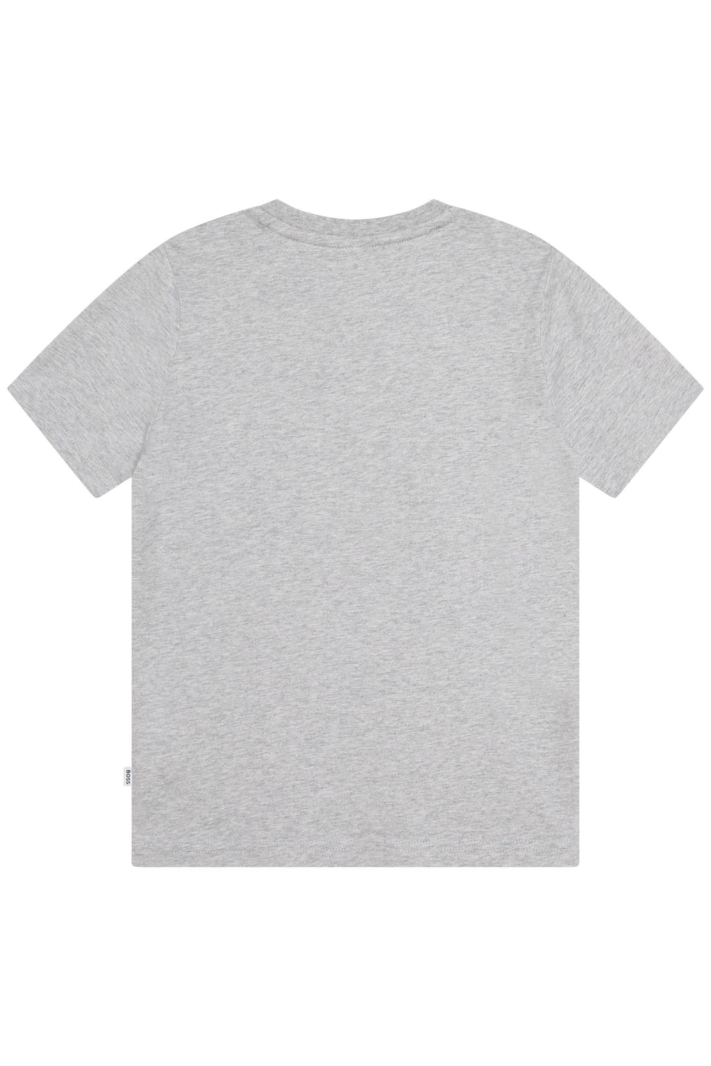 חולצת טי שרט BOSS הדפס לוגו לילדים Black / 4Y