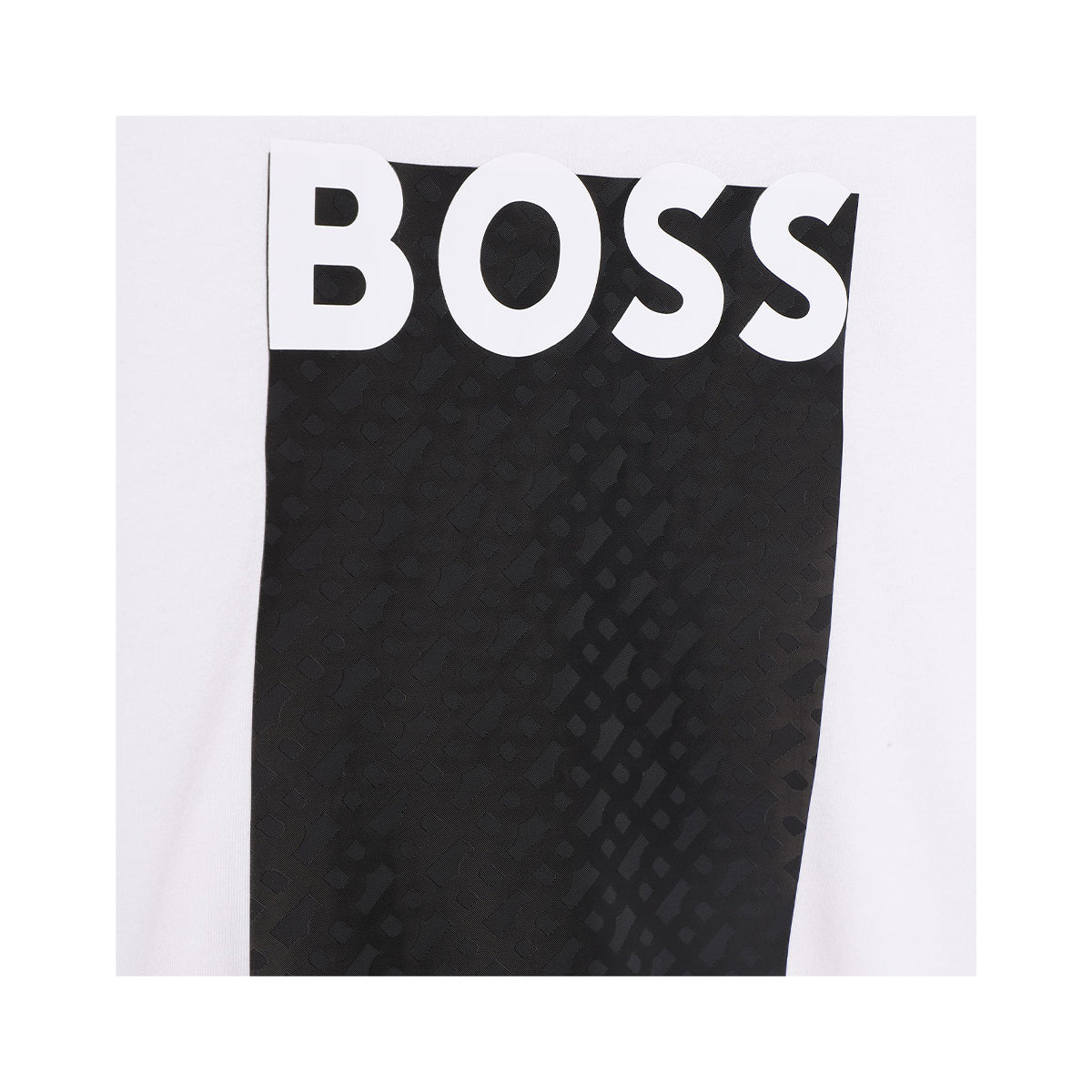 חולצת טי שרט BOSS ארוכה כיתוב לוגו לילדים