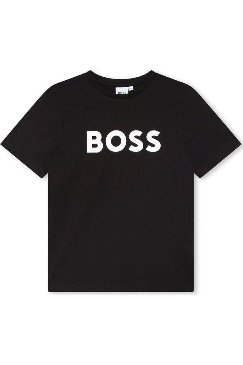 חולצת טי שרט BOSS לוגו קלאסי לילדים