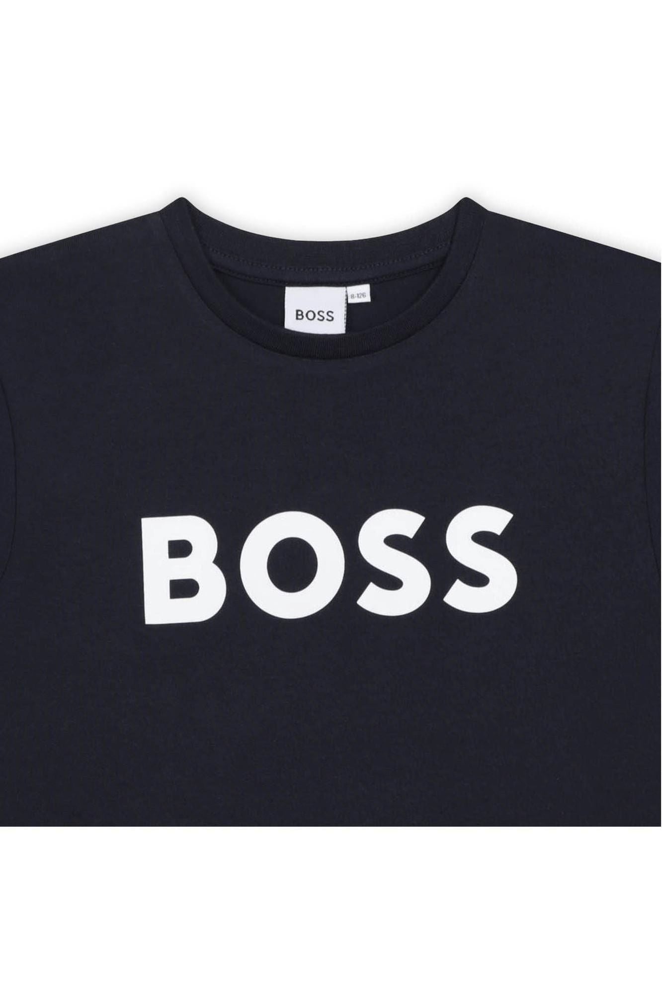 חולצת טי שרט BOSS בייסיק לילדים Blue / 4Y