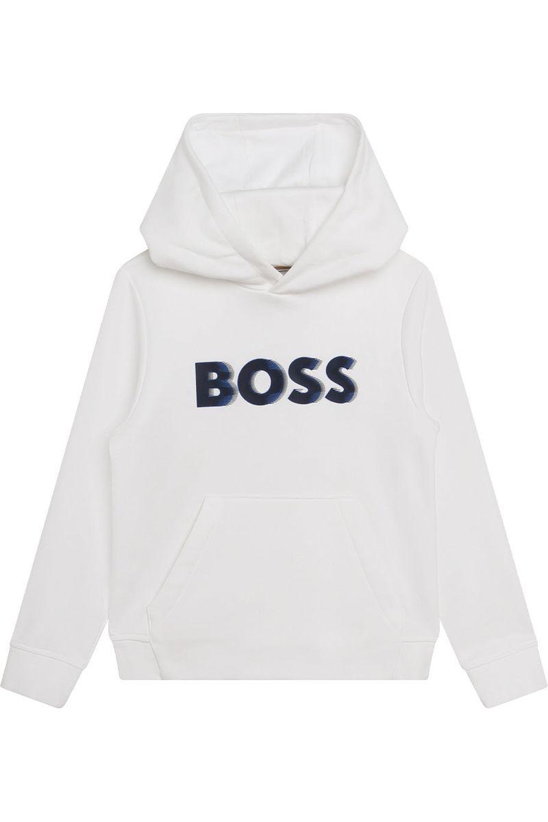קפוצ'ון BOSS הדפס לוגו לילדים