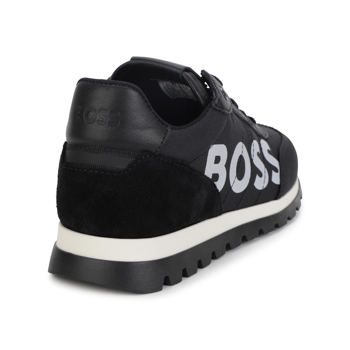 נעלי BOSS בצבע שחור לילדים