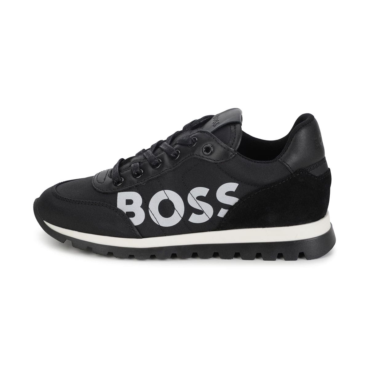 נעלי BOSS בצבע שחור לילדים