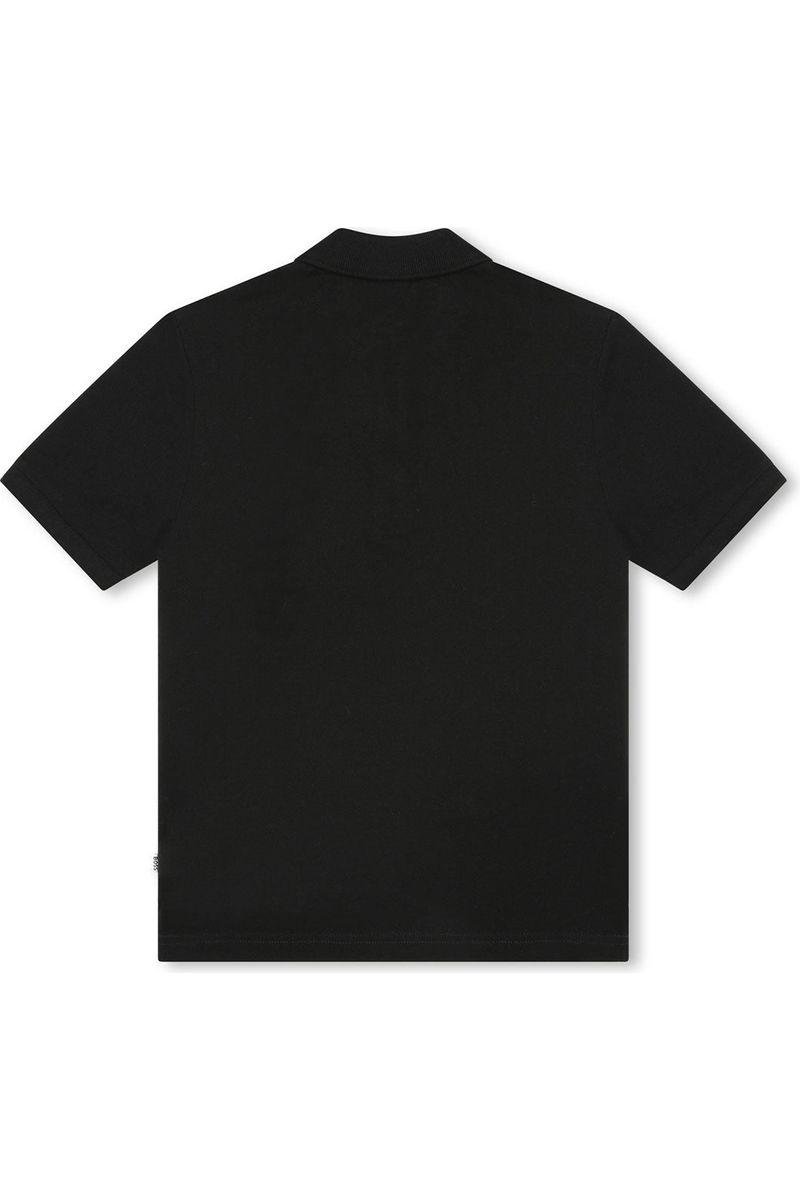 חולצת צווארון BOSS לוגו בצד לילדים