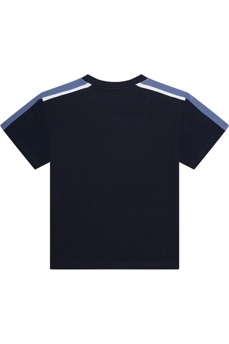 חולצת טי שרט BOSS לוגו בצד לילדים