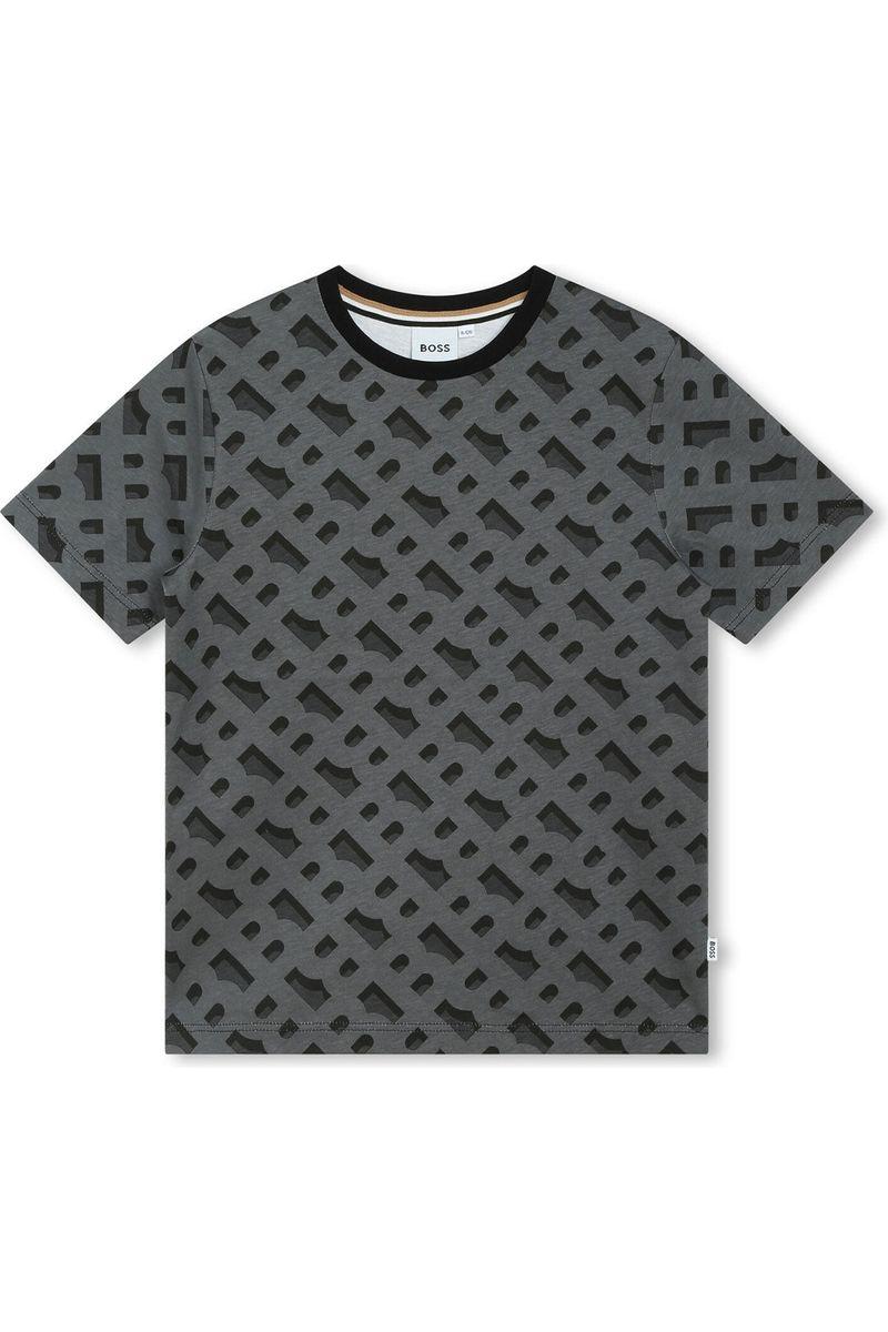 חולצת טי שרט BOSS ממותגת לילדים