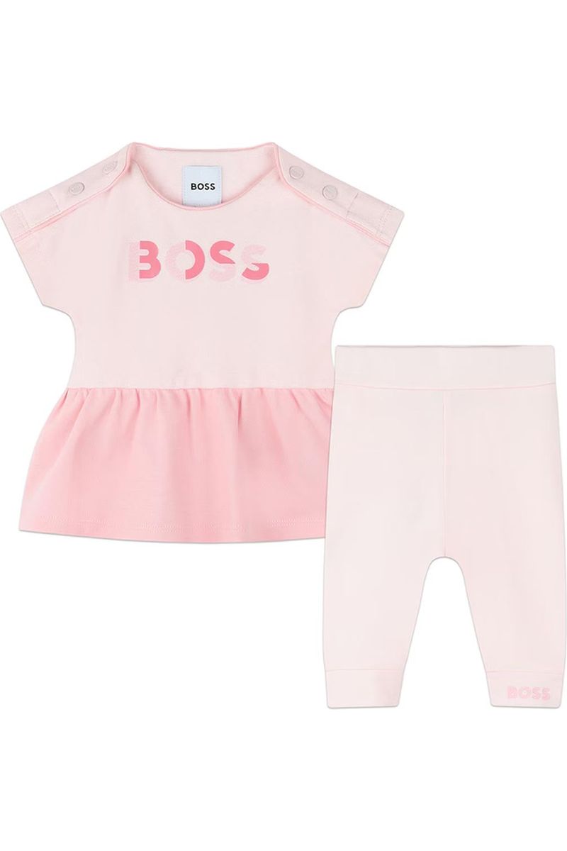 מארז שמלה+טייץ BOSS לתינוקות