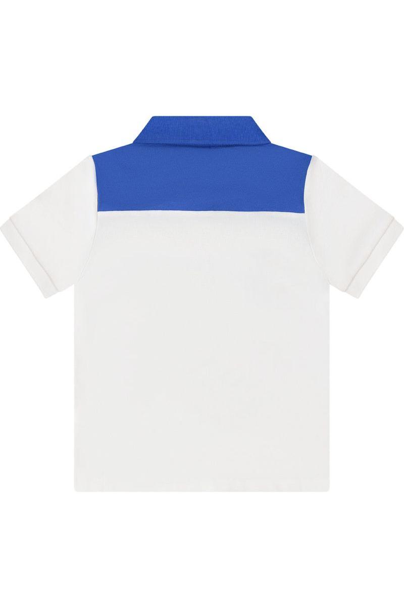 חולצת צווארון BOSS COLOR BLOCK לילדים White / 4Y