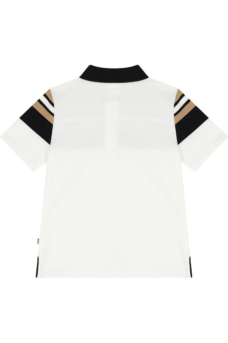 חולצת צווארון BOSS Color Block Stripe לילדים