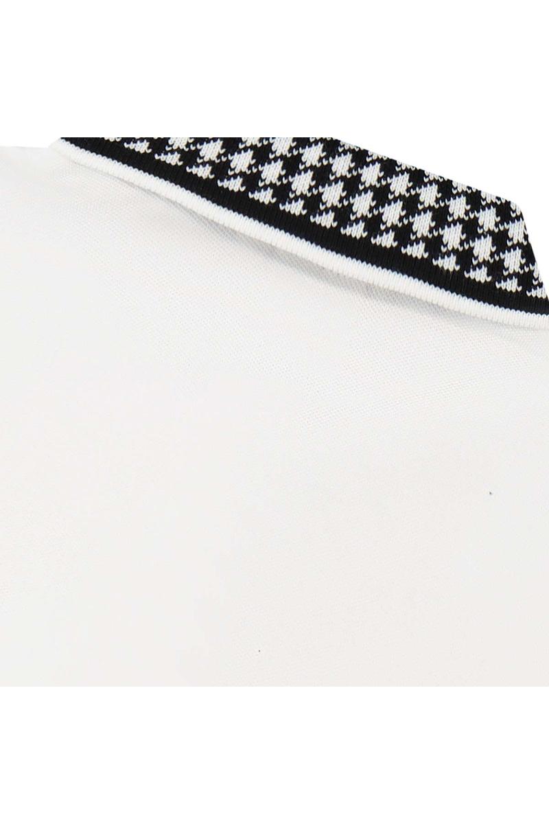 חולצת צווארון BOSS לוגו מותג בצד לילדים White / 4Y