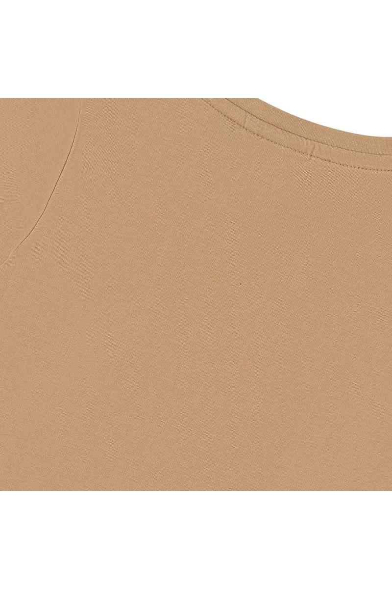 חולצת טישירט BOSS ממותגת לילדים Brown / 4Y