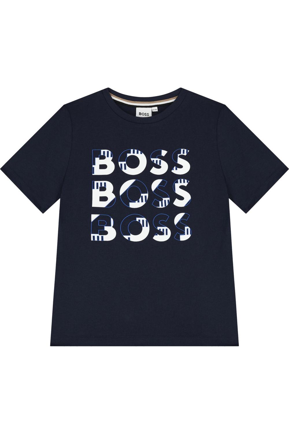 חולצת טישירט BOSS ממותגת לילדים