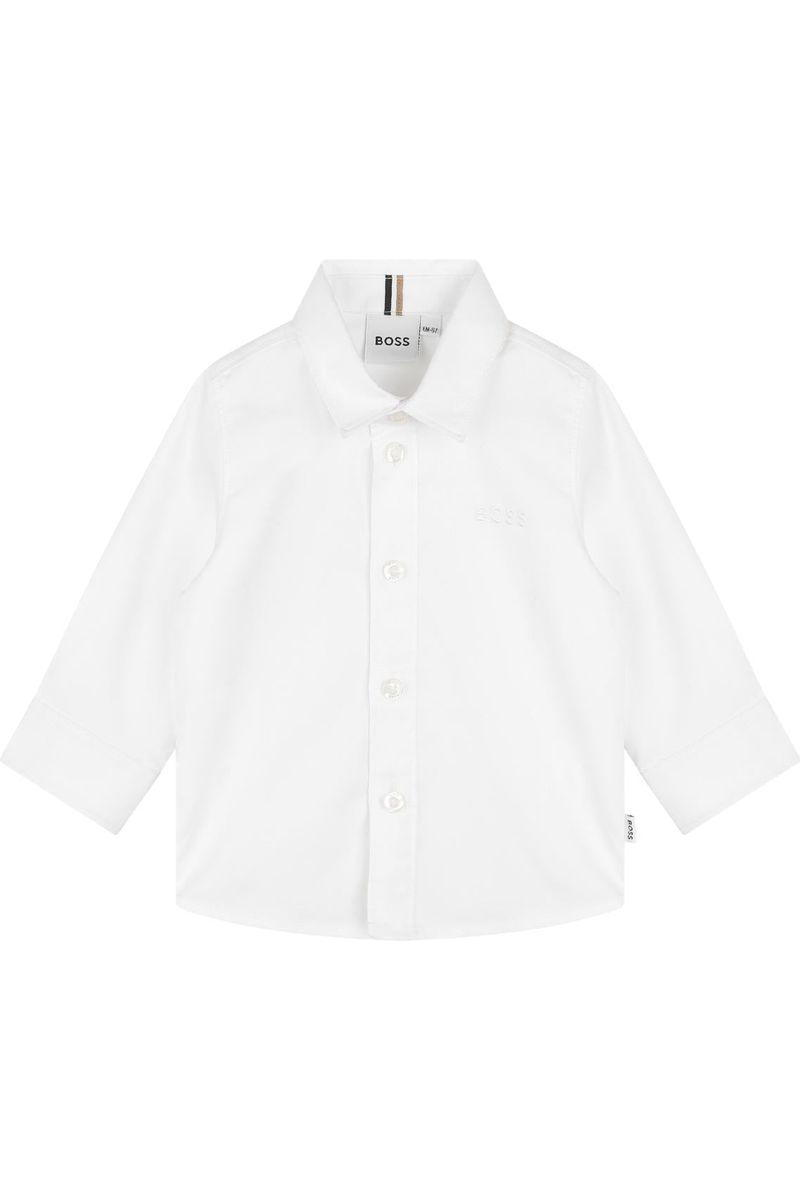 חולצה מכופתרת BOSS קלאסית לתינוקות