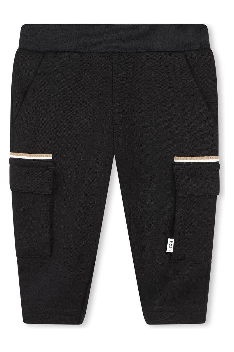 מכנסי דגמ"ח BOSS כיסים בצד לתינוקות
