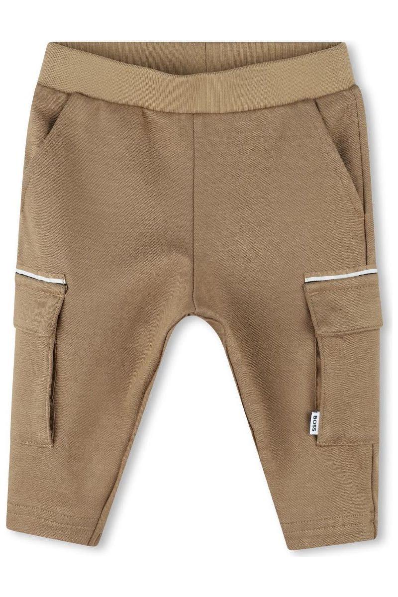 מכנסי דגמ"ח BOSS כיסים בצד לתינוקות