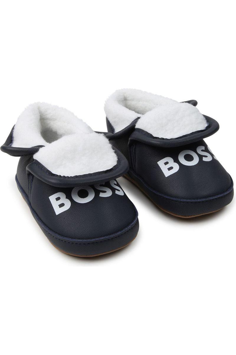 נעלי טרום הליכה BOSS לוגו מותג לתינוקות