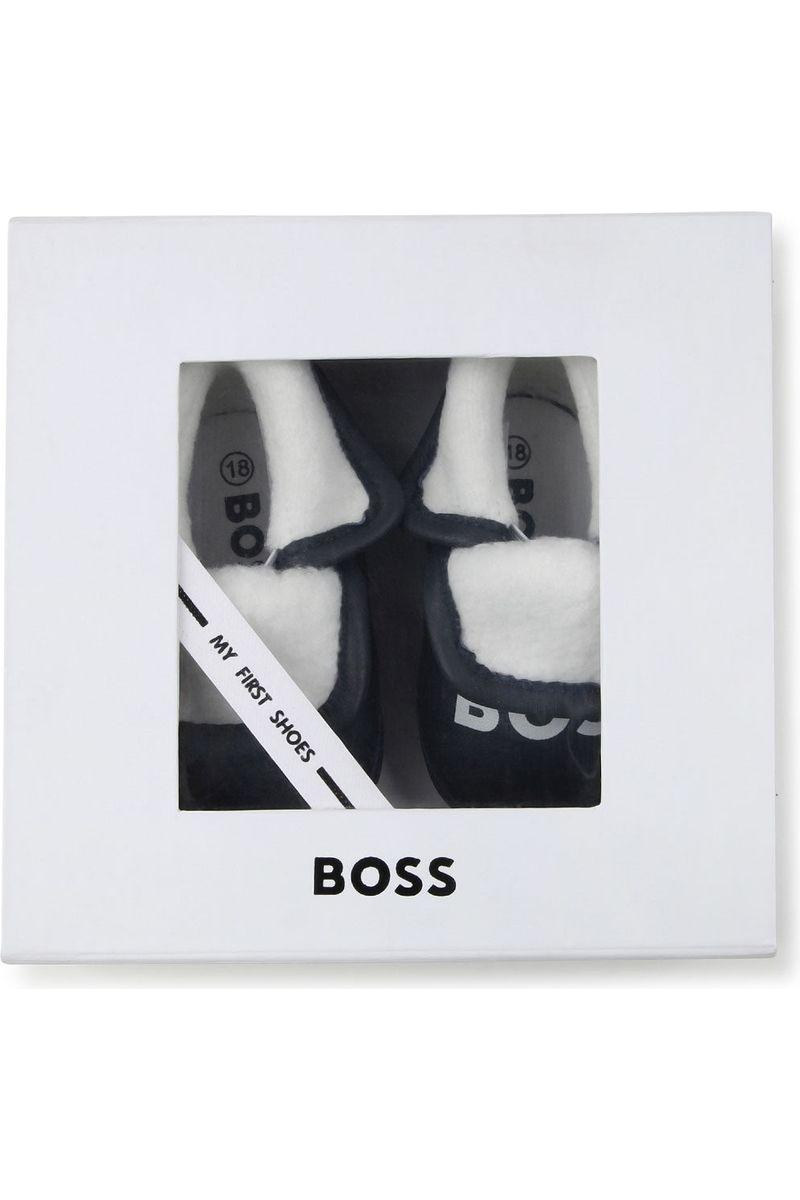 נעלי טרום הליכה BOSS לוגו מותג לתינוקות