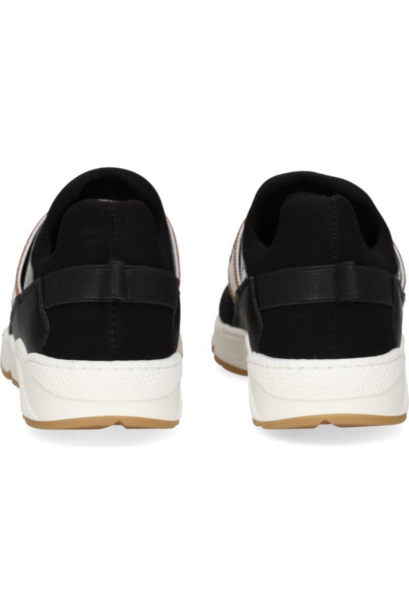 נעלי BOSS אלסטיות שחורות עם רצועה ממותגת לילדים