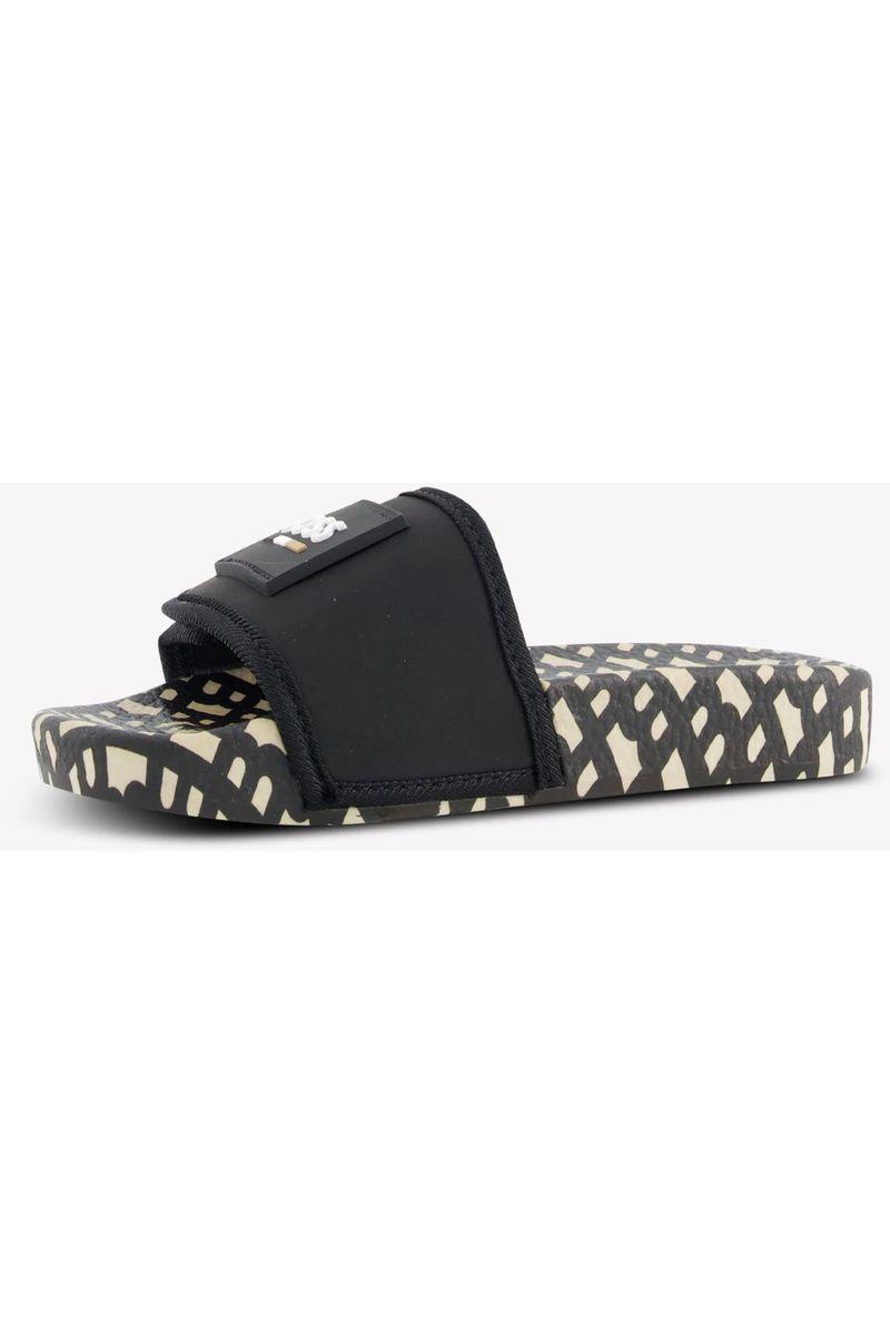 כפכפי BOSS  לוגו מונוגרמה בסוליה לילדים