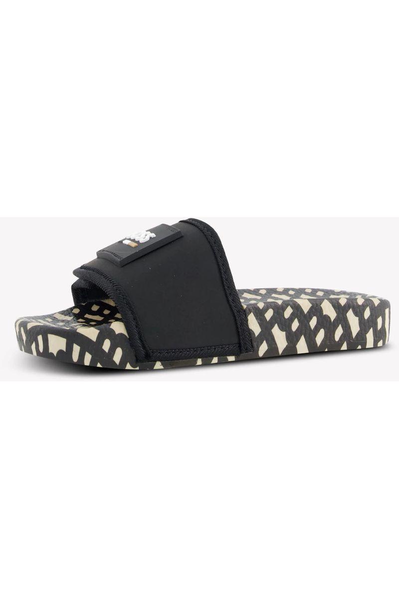 כפכפי BOSS  לוגו מונוגרמה בסוליה לילדים