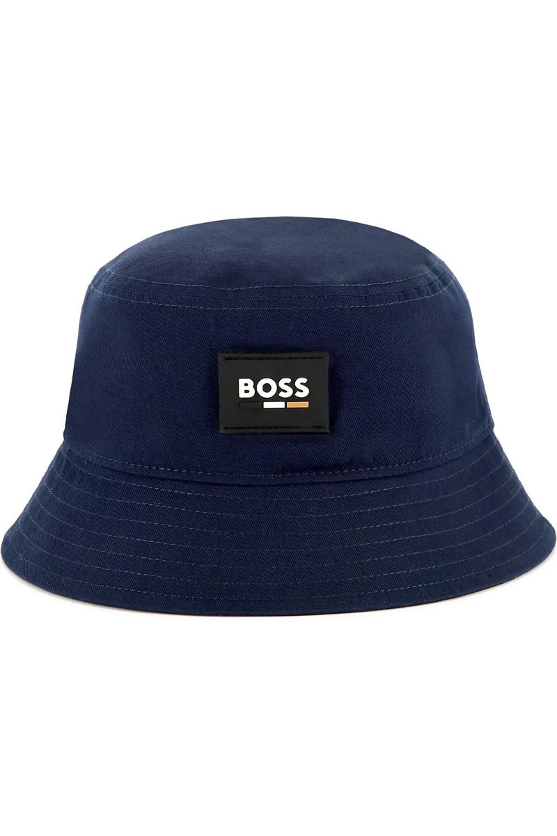 כובע באקט BOSS לוגו רקום לילדים