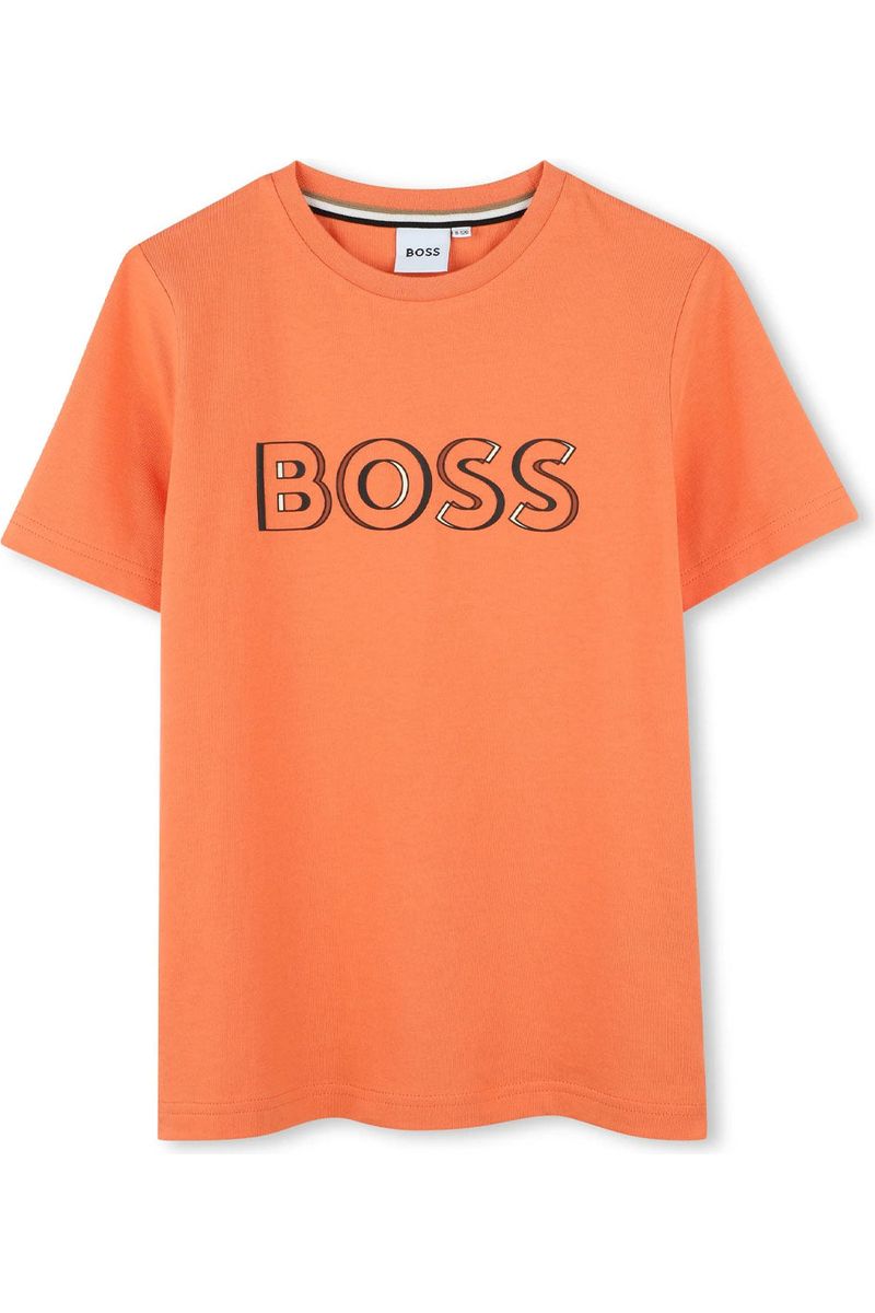 חולצת טישירט BOSS הדפס לוגו 3D לילדים