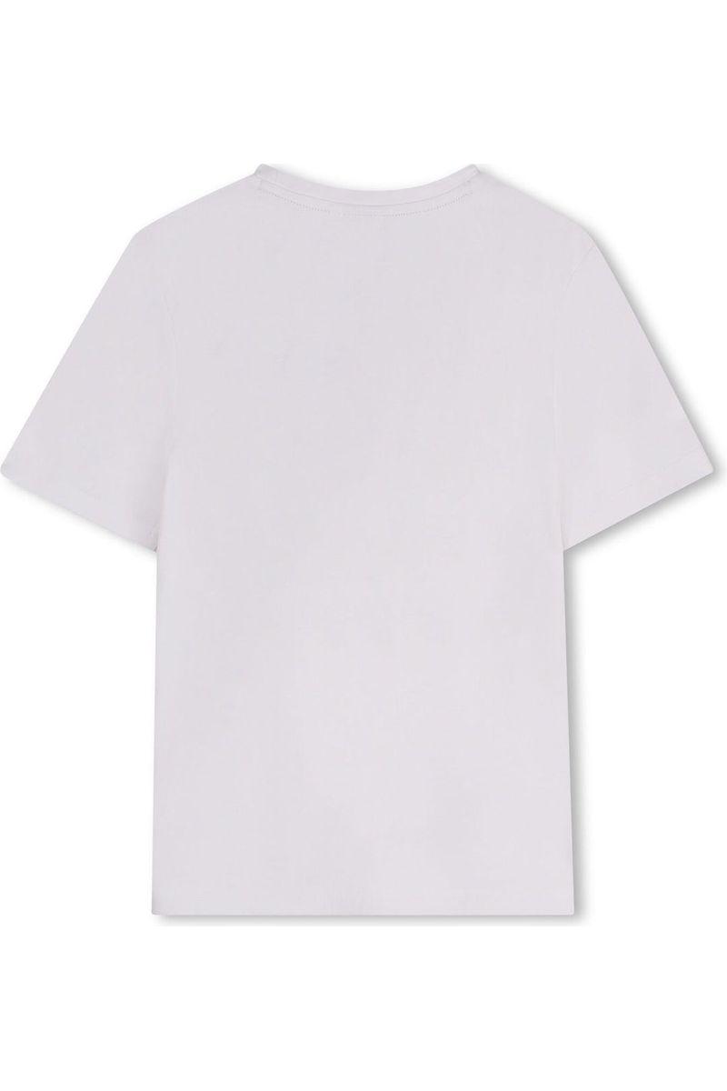 חולצת טישירט BOSS הדפס לוגו כפול לילדים