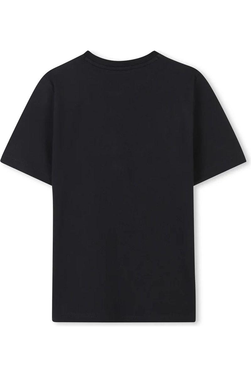 חולצת טישירט BOSS הדפס לוגו מותג באמצע לילדים