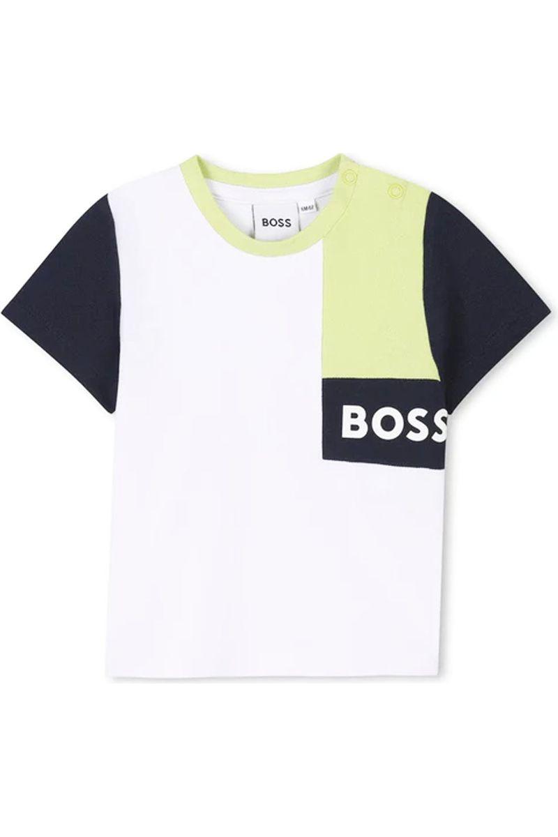 חולצת טישירט BOSS COLOR - BLOCK לתינוקות