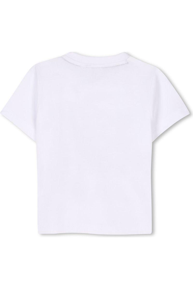 חולצת טישירט BOSS הדפס לוגו כפול לתינוקות