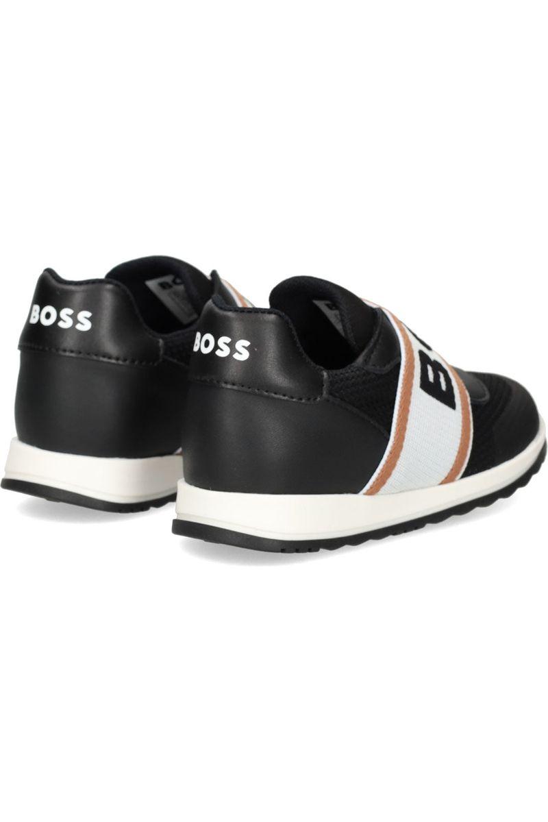 נעלי BOSS רצועה רחבה ממותגת לילדים