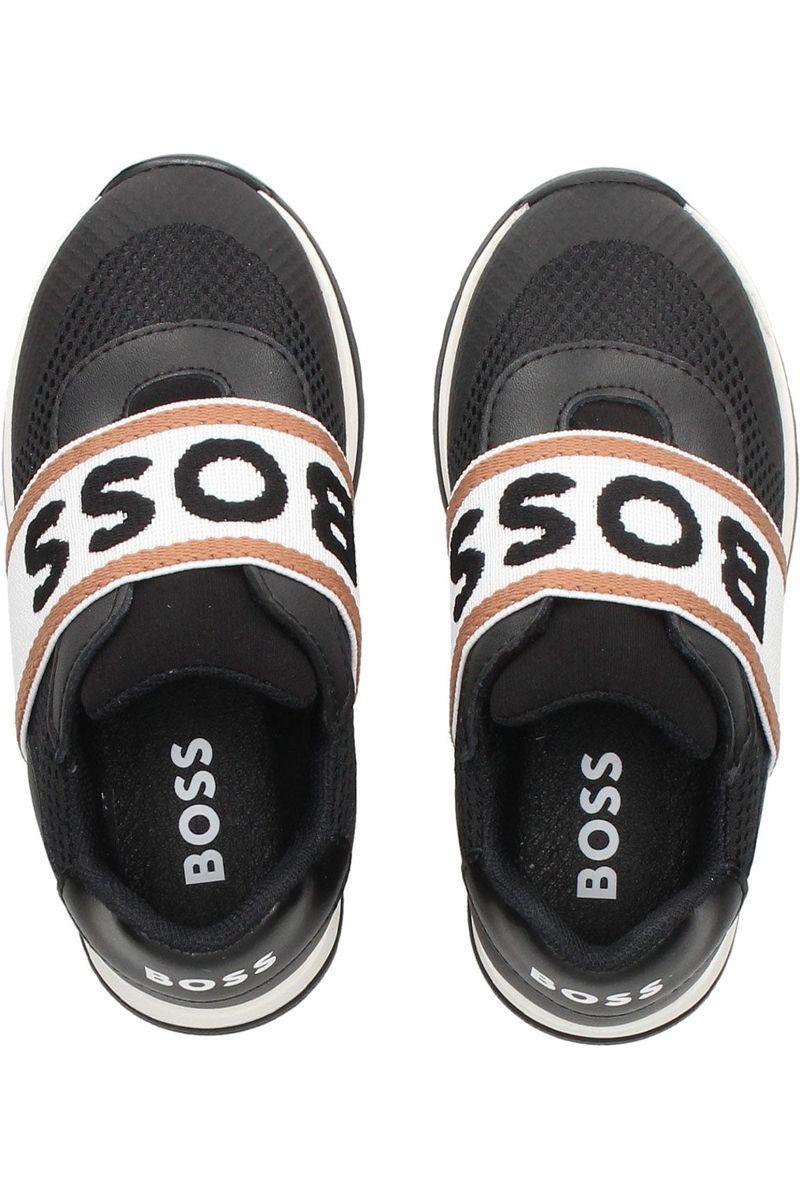 נעלי BOSS רצועה רחבה ממותגת לילדים