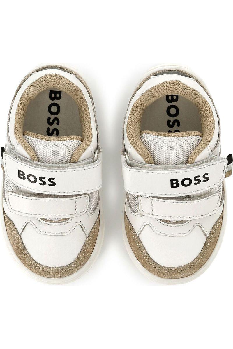 נעלי סניקרס BOSS סגירת סקוץ' לילדים