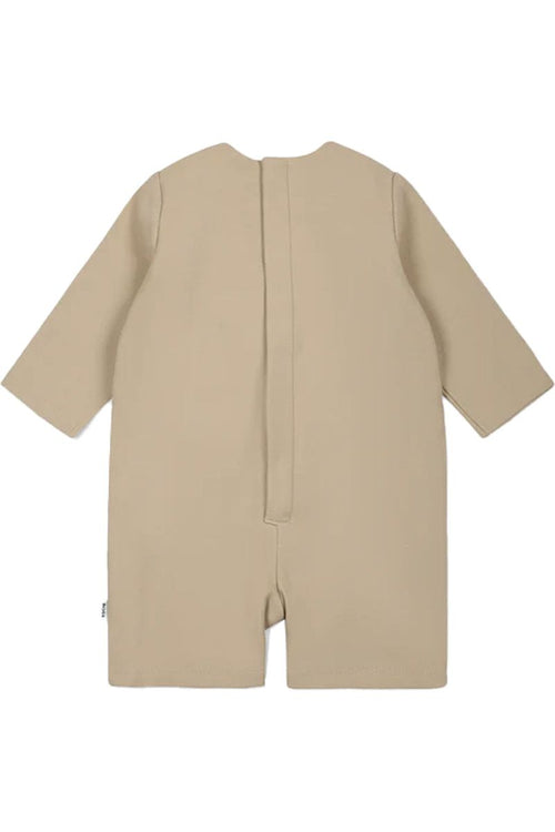 אוברול BOSS לוגו מותג רקום בצד לתינוקות Brown / 01M