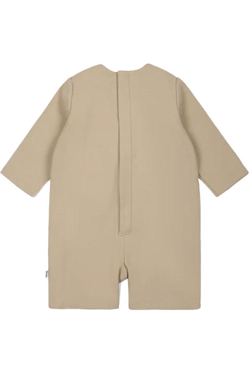 אוברול BOSS לוגו מותג רקום בצד לתינוקות