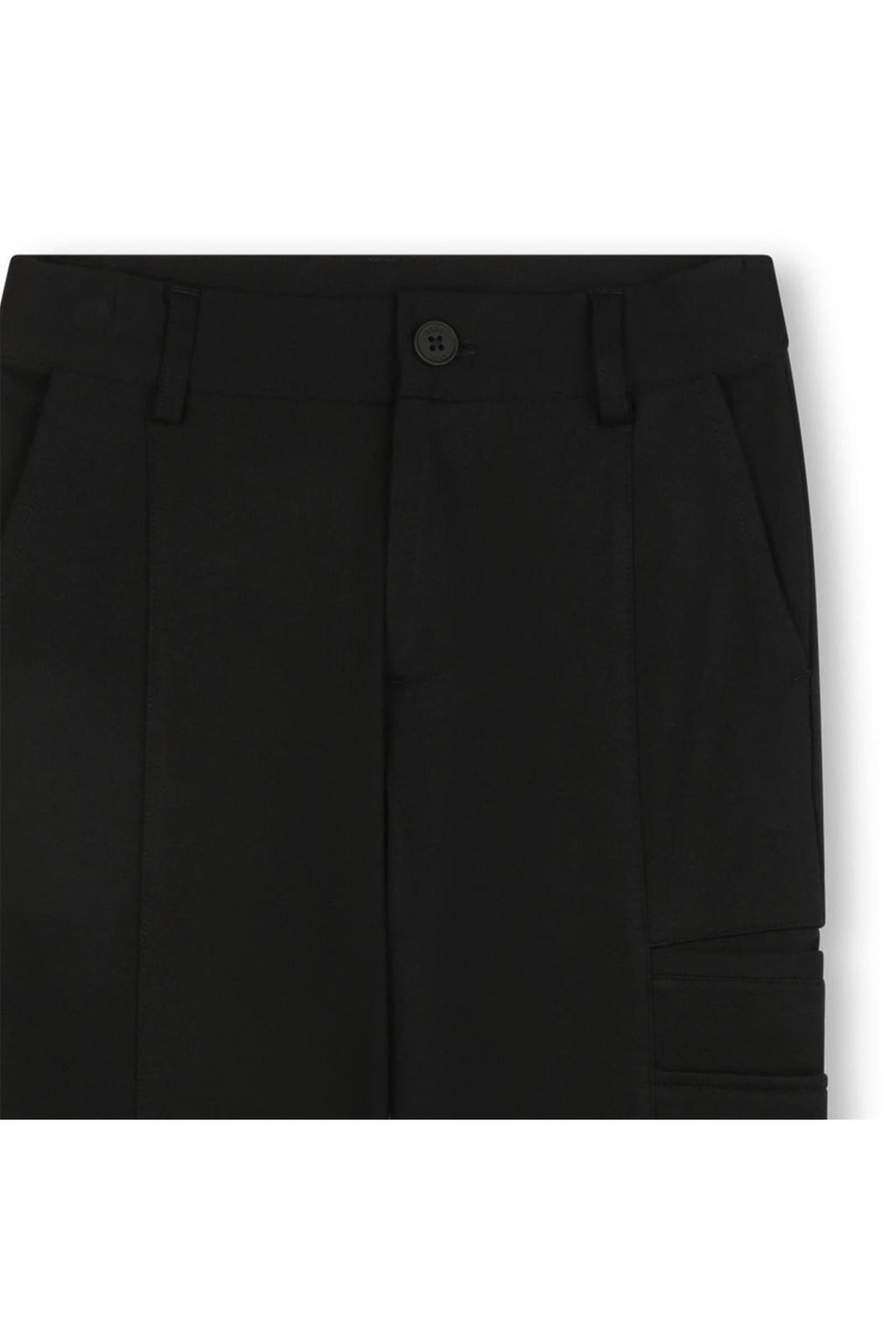 מכנסי דג"מח BOSS לוגו מותג בצד לילדים BLACK / 4Y