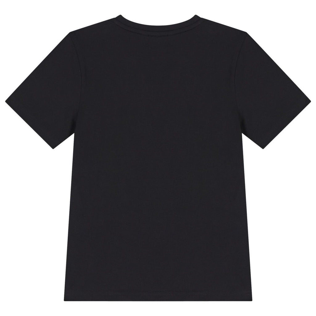 חולצת BOSS לוגו באמצע BLACK / 4Y