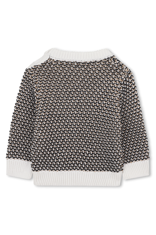 סווטשירט BOSS פסים לתינוקות BLACK / 03M