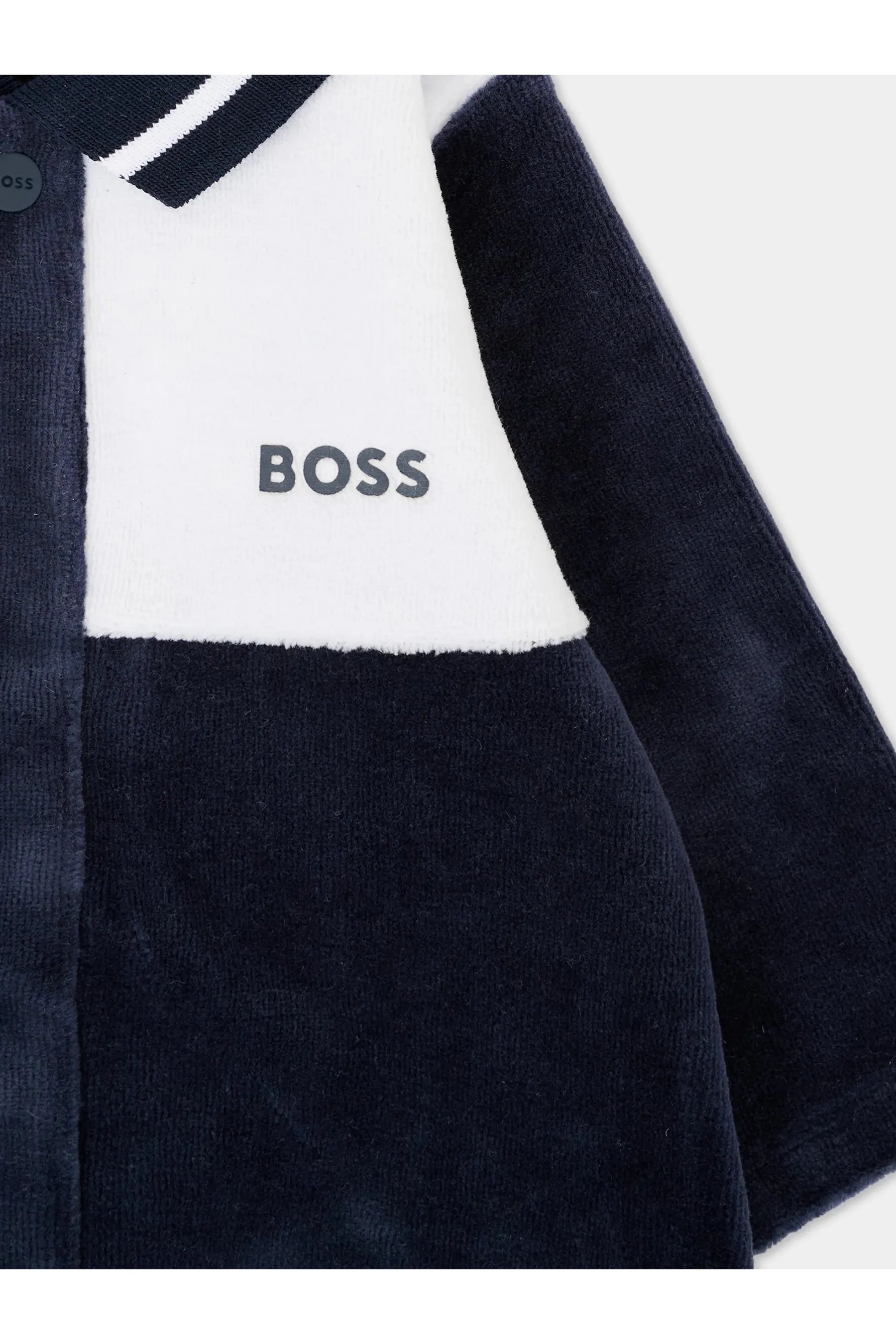 מארז אוברול NB BOSS צווארון לתינוקות BLUE / 01M