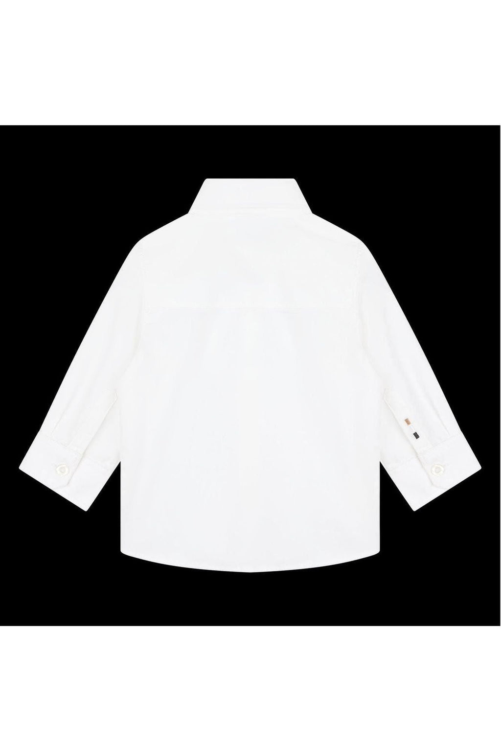 חולצה מכופתרת BOSS לוגו קטן בצד לתינוקות WHITE / 03M