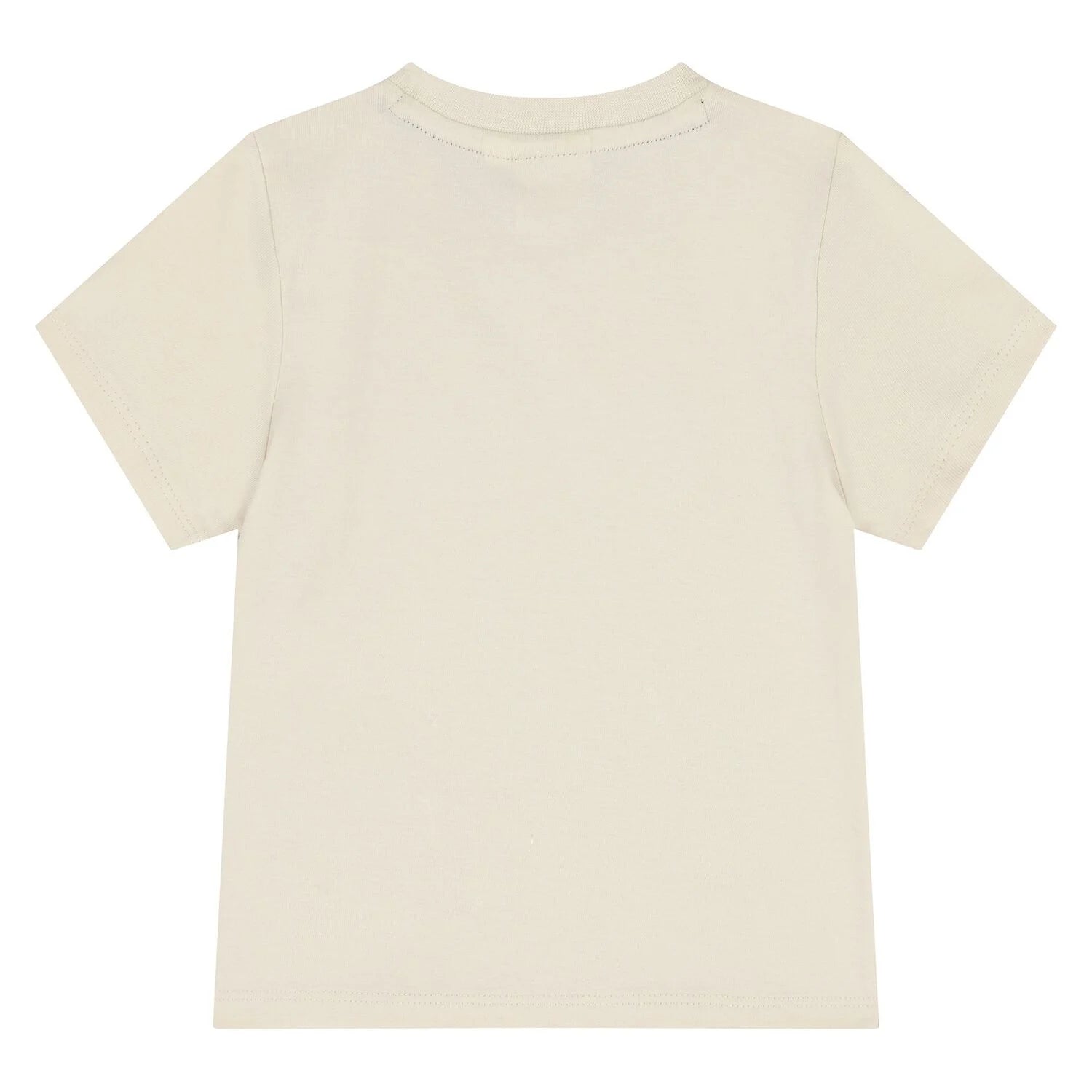 חולצת טישרט BOSS הדפס מרכזי נקי לתינוקות BEIGE / 03M