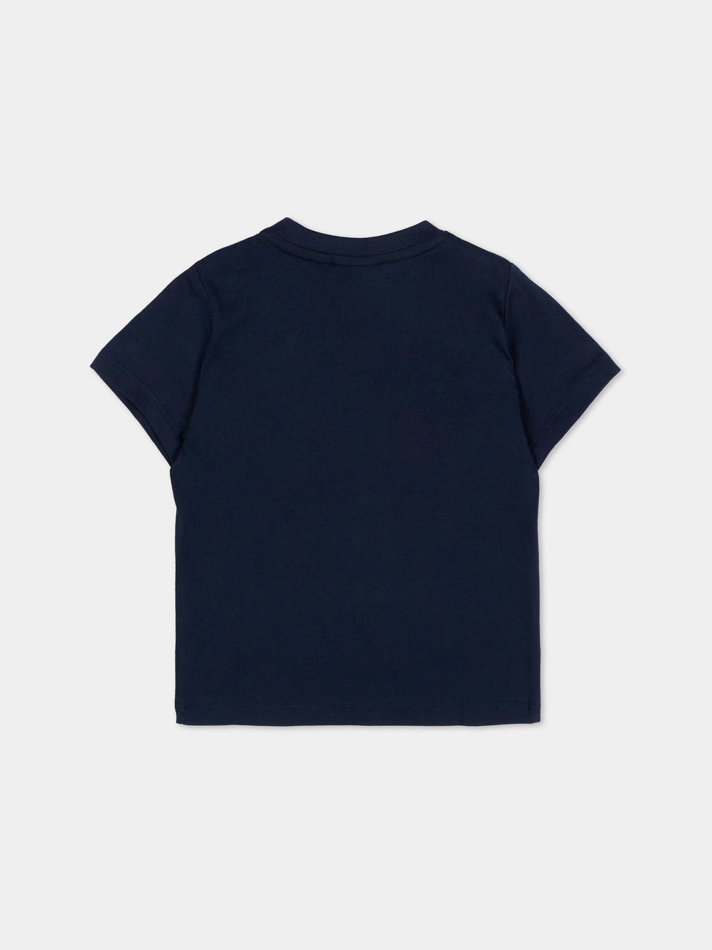 חולצת טישרט BOSS לוגו דו גוני מרכזי לתינוקות BLUE / 03M