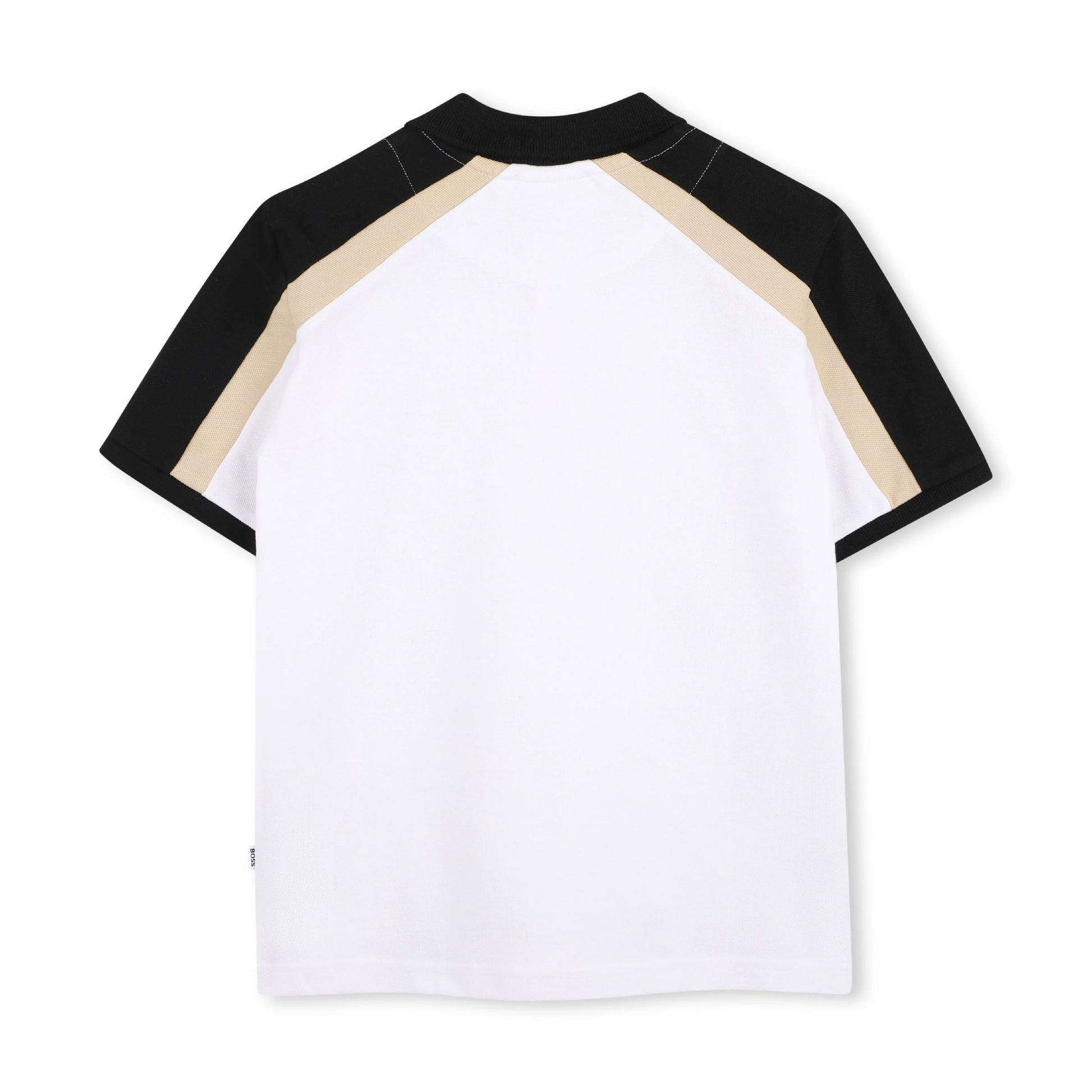 חולצת צווארון BOSS בלוק צבע ורוד לילדים BEIGE / 4Y