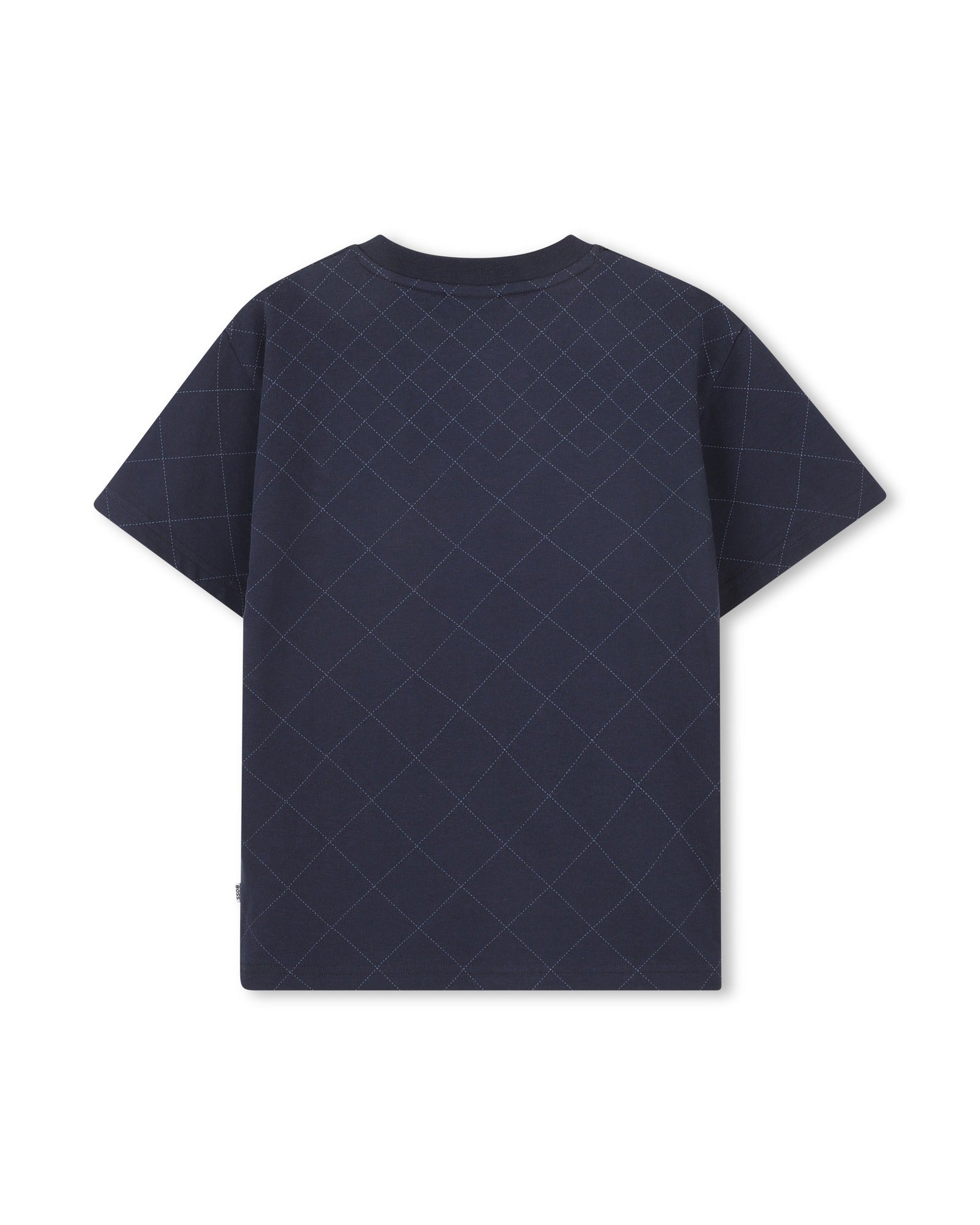 חולצת טישרט BOSS פס צד צבעוני לילדים BLUE / 4Y